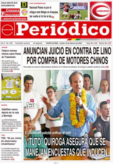El Periódico, Tarija.