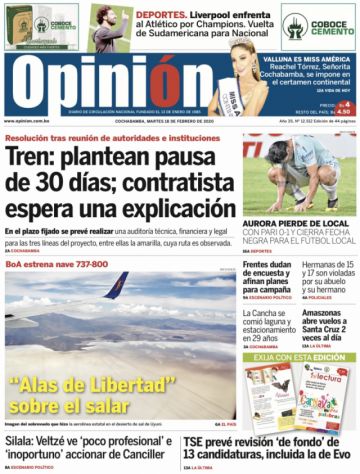 Opinión, Cochabamba.