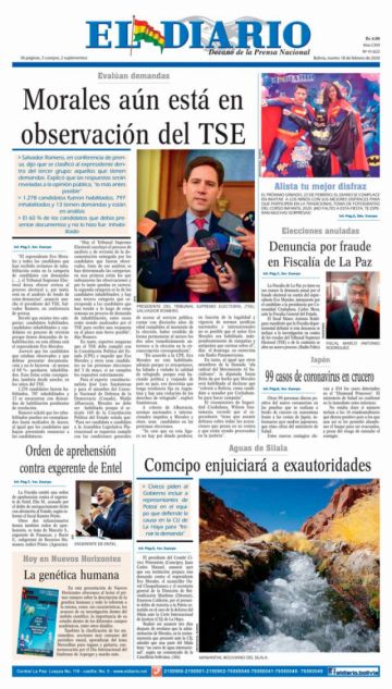 El Diario, La Paz.