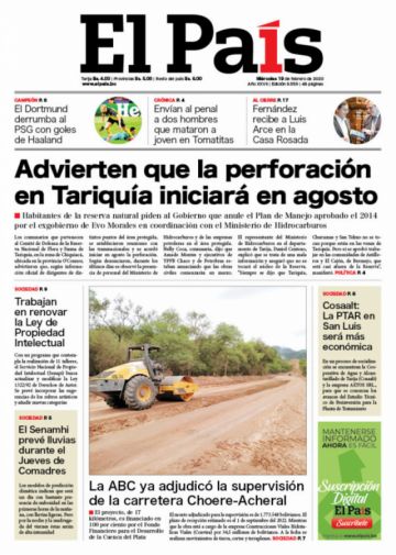 El País, Tarija.