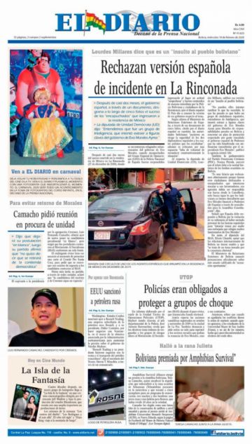 El Diario, La Paz.