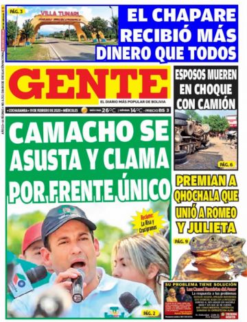 Gente, Cochabamba.