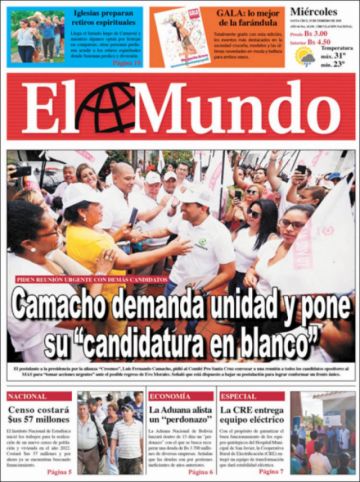 El Mundo, Santa Cruz.