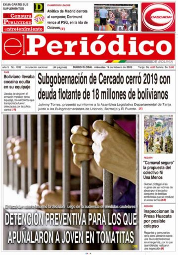 El Periódico, Tarija.