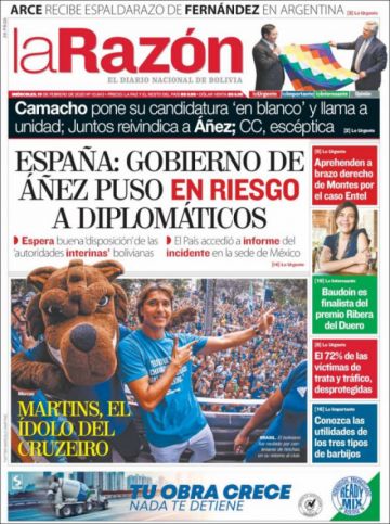 La Razón, La Paz.