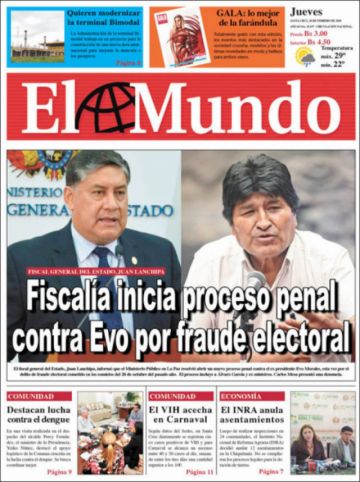 El Mundo, Santa Cruz.