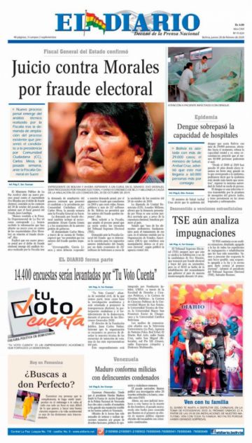 El Diario, La Paz.