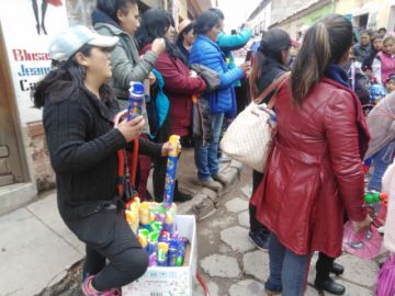 Están por las calles pese a que no es un día caluroso