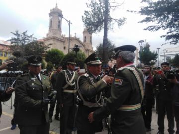 Reconocieron la labor del potosino al frente de la Policía.