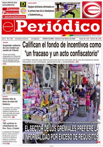 El Periódico, Tarija.