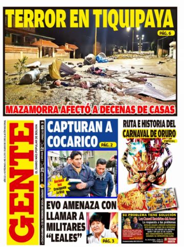 Gente, Cochabamba.