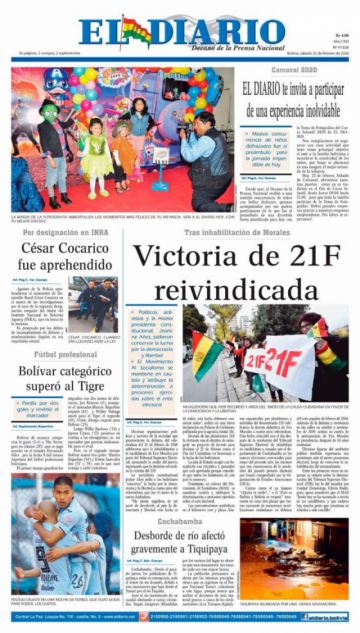 El Diario, La Paz.