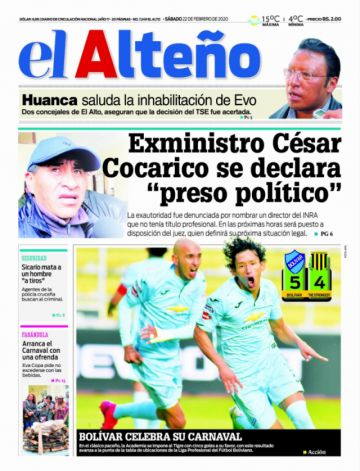 El Alteño, El Alto, del sábado.