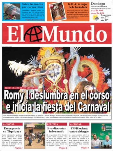 El Mundo, Santa Cruz.