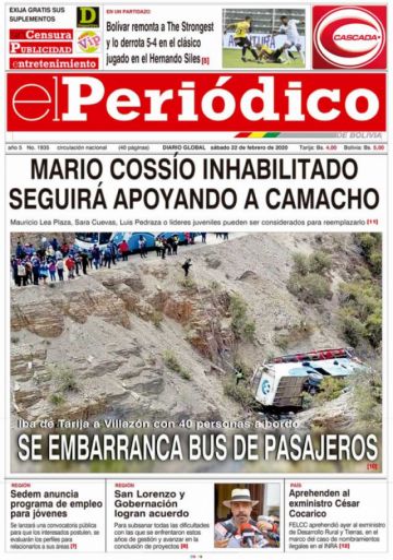 El Periódico, Tarija.