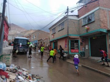 Las familias disfrutaron del feriado.