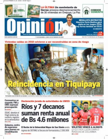 Opinión, Cochabamba.