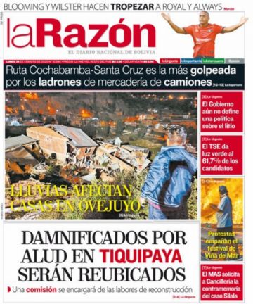 La Razón, La Paz.