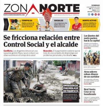 Zona Norte, de Santa Cruz.