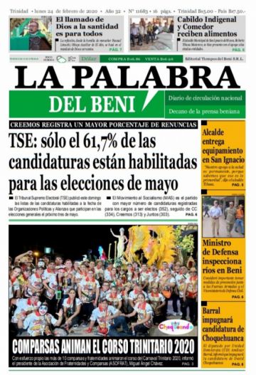 La Palabra del Beni, Trinidad.