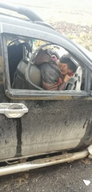 Imágenes de los primeros trabajos de rescate.