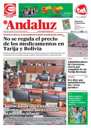 El Andaluz, Tarija, del sábado.