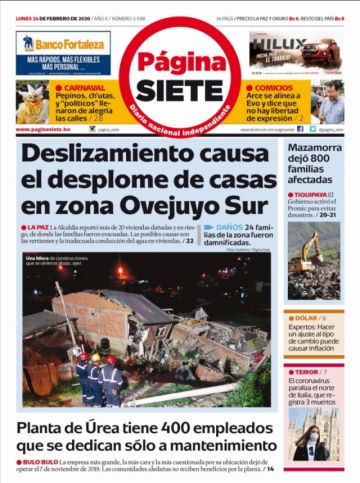 Página Siete, La Paz.