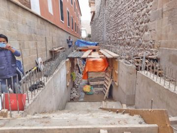 Confirman paralización de obras en el museo de la calle Junin 
