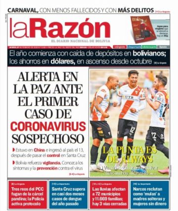 La Razón, La Paz.