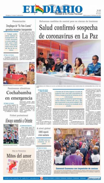 El Diario, La Paz.