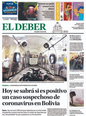 El Deber, Santa Cruz.