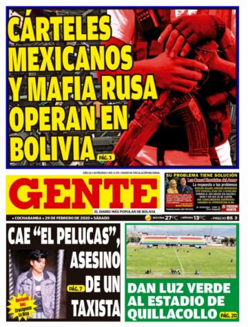 Gente, Cochabamba.