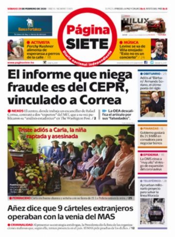 Página Siete, La Paz.