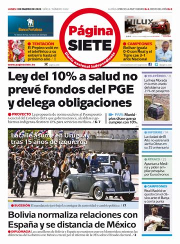 Página Siete, La Paz.