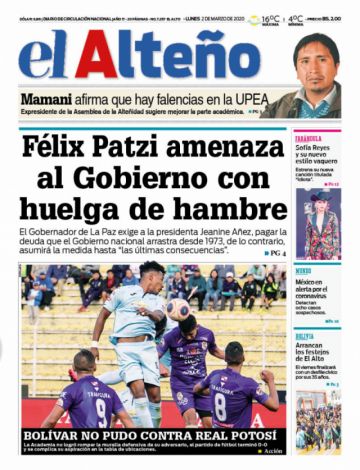 El Alteño, El Alto, La Paz.