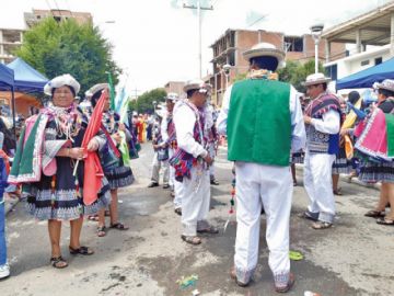 Llegaron desde Otavi a lucir su cultura.