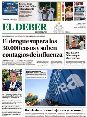 El Deber, Santa Cruz.