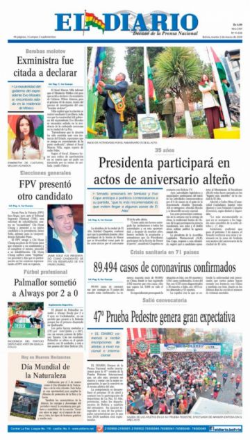 El Diario, La Paz.