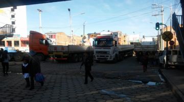El bloqueo comenzó desde muy temprano. FOTOS: @AriasOndarza y gentileza