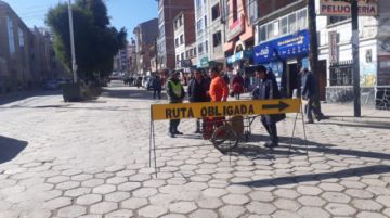El bloqueo comenzó desde muy temprano. FOTOS: @AriasOndarza y gentileza