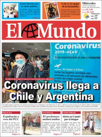 El Mundo, Santa Cruz.