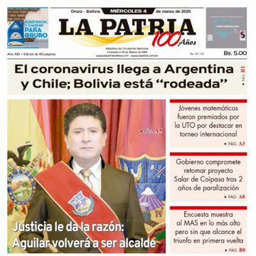 La Patria, Oruro.