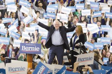 Bernie Sanders, de 78 años cautiva el voto de los jóvenes