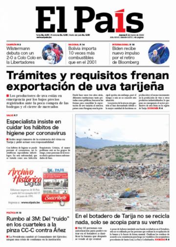 El País, Tarija.