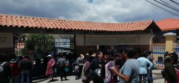 El hospital se cerró como para cuarentena.