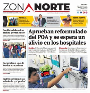 Zona Norte, Montero, Santa Cruz.