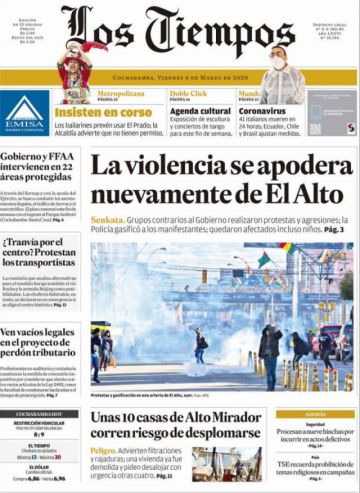 Los Tiempos, Cochabamba.