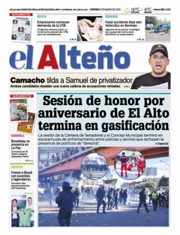 El Alteño, El Alto, La Paz.