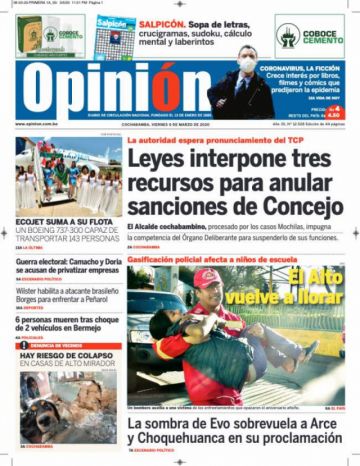 Opinión, Cochabamba.