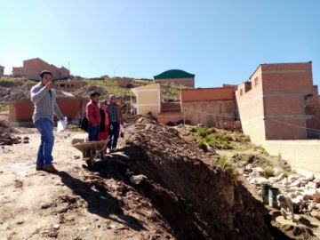 vieron con los vecinos las necesidades de la zona.